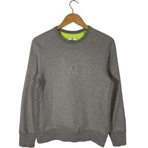 Reigning Champ x Club Monaco Heritage Crest French Terry Crewneck gray mens XS